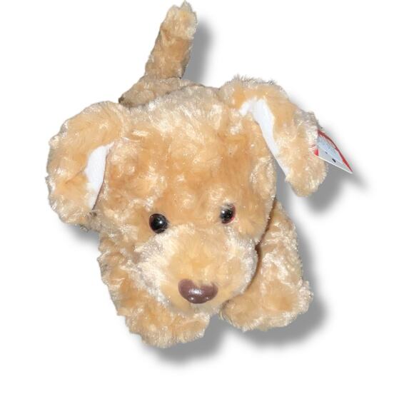 Gund Plush Dog Slippers Puppy Stuffed Animal Shower Gift Nursery Decor Brown 10” - Picture 11 of 11
